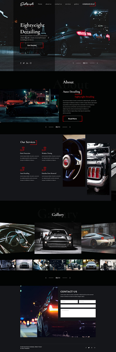 Eightyeight Detailing auto auto cars automotion automotive branding cars contact us exotic cars ferrari gallary graphic design industries manufacture modern motion graphics seel modern services theme ui