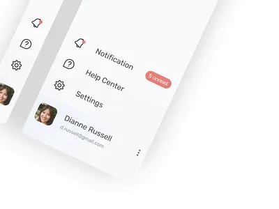 Sidebar Navigation menu design - Light mode app budget budgeting button component design design system finance fintech flat minimal navigation product sidebar typography ui user interface ux vector website