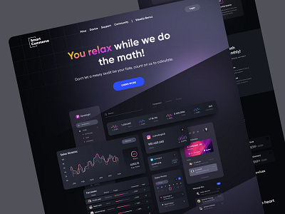 Zerologic Inc. Landing page 2021 awwwards clean dark dark clean dark theme dashboard dashboard landing ecommerce instagram ios landing page oww owwstudio point of sales pricing page testimonials ui ux