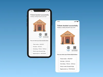 Email Receipt dailyui designdaily designfoegood designforall designthinking email emailreceipt figmadesign museum problemsolving receipt ui usercentered userproblems users ux