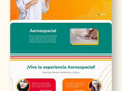 Aeroespacial Website - Home figma ui webdesign