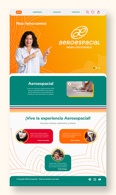 Aeroespacial Website - Home figma ui webdesign