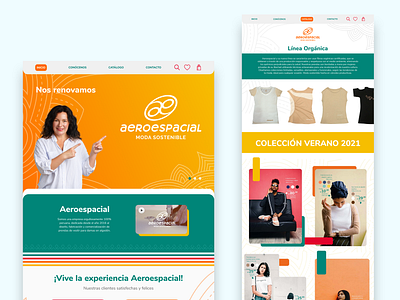 Aeroespacial Website - Catalog ui webdesign website