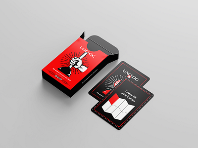 Cards for Designers - UNCLOG branding card design design graphic design illustration logo playingcards typography