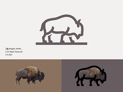 Bison Line Art Logo Design animal awesome bison brand identity branding bufalo bull emblem icon illustration inspirations line art lineart logo design mascot modern nature symbol vector wild