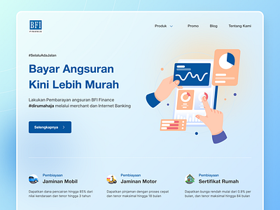 Finance Landing Page bank banner figma finance fintech hero section landig page website