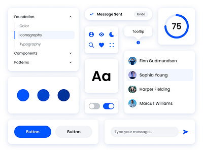 Snow Cone Design System app branding design design system icon illustration ui ux