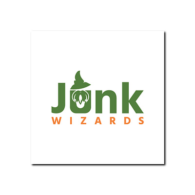 junk wizards branding graphic design logo