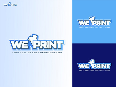 WePrint Logo / T-shirt Logo agencylogo brandidentity branding brandlogo businesslogo creative creativelogo ecommercelogo flatlogo lettermark logo logodesign minimallogo popularlogo professionallogo teamwork tshirtlogo typography vector wlogo