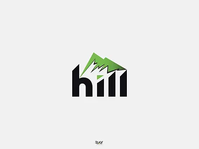 Hill brand branding creative logo design hill hill logo hill wordmark hill wordmark logo illustration logo logo brand logo icon logo mark minimal logo nature rayphotostration simple logo design symbol trendy design wordmark logo