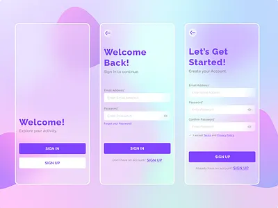 Login Screen Gradient Design | Figma Design akanksha appdesign appui character figmadesign graphic design loginpageui signuppageui spalshscreen ui uiux vector illustration vectorlo webdesign