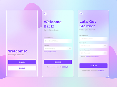 Login Screen Gradient Design | Figma Design akanksha appdesign appui character figmadesign graphic design loginpageui signuppageui spalshscreen ui uiux vector illustration vectorlo webdesign