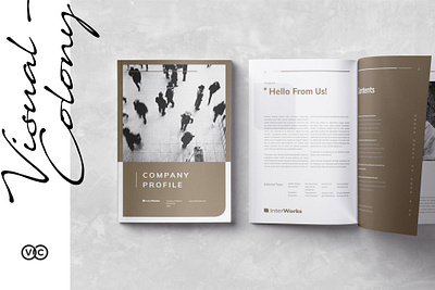 Company Profile annual annual report brochure business catalog clean company design fashion graphic design indesign lifetyle lookbook magazine minimal photography print printable profile template