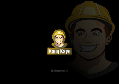 Icon Logo Kang Kayu ( Carpenter) animation banner branding design graphic design illustration logo promotion ui vector