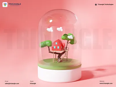 Hotel Booking - 3D Model 3dcharacter 3dmascara 3dmodels 3dsmax airbnb animation banner booking design glass home house interface makent model poster rental room trioangle trioangletechnologies