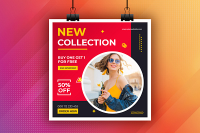 Social Media Banner Template design | Instagram post. advertise agency advertising banner banner banner ads branding cover art design facebook ads facebook post fashion banner google ads banner graphic design instagram post instagram stories promotions banner sale banner social social media design social media posts