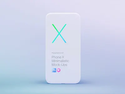 Phone X Minimalistic Mock-Ups abstract clean device display laptop mac macbook mockup phone phone mockup presentation realistic simple smartphone theme ui ux web webpage website