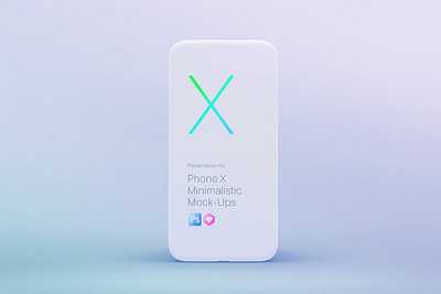 Phone X Minimalistic Mock-Ups abstract clean device display laptop mac macbook mockup phone phone mockup presentation realistic simple smartphone theme ui ux web webpage website