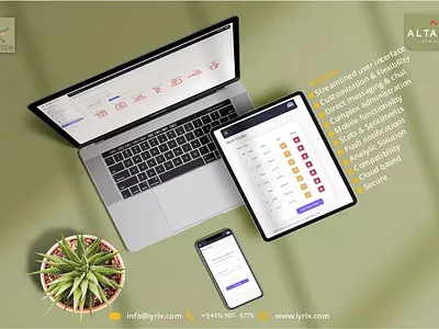 Altafit app design graphic design