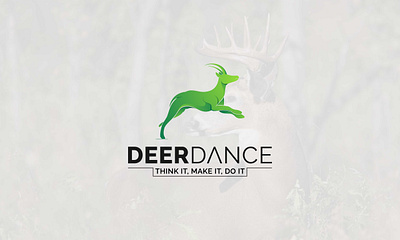 Deer Dance Logo Design branding conceptual custom deer dance deer design deer logo design graphic design icon logo logo design modern minimalist professional quality unique vector