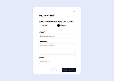 Add item