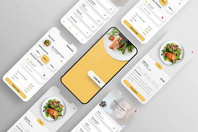 Online Food Ordering System app design graphic design icon ui ux
