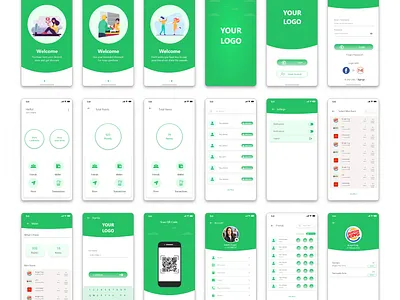 App UI Design | Multi-Service Mobile App appdesign appui creative design design mobile ui uidesign uiux uxdesign