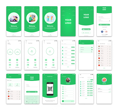 App UI Design | Multi-Service Mobile App appdesign appui creative design design mobile ui uidesign uiux uxdesign