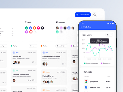 Xela Design System - Responsive templates for dashboards dashboard design system figma mobile dashboard prototyping swiftui template templates ui kit