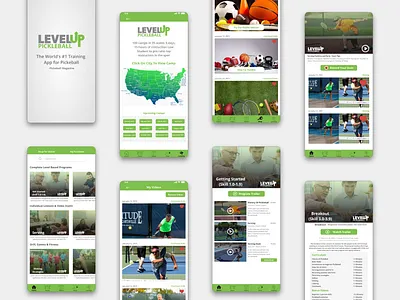 Mobile App UI Design | Training App appdesign appui creative design design ui uidesign uiux ux