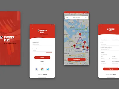 Fuel Mobile App | UI Design app appdesign appui creative design design mobile mobiledesign ui uidesign uiux ux
