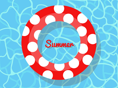 Swimming summer badge 2021 bagde illustrator summer water weeklywarmup