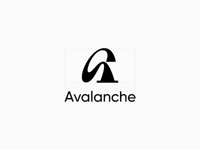 Avalanche | Letter A - Logo design, icon, branding, blockchain abstract logo blockchain branding letter a lettering lettermark logo logo design logotype minimalist logo modern logo monogram simple logo typography ui