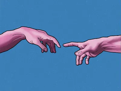 Creation of Adam illustration