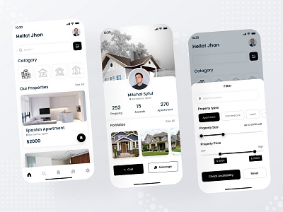 Real Estate Ui app app design builders home home decorate home design mobile app planing real estate real estate app real estate mobile app real estate ui real home ui ui design uiux design ux ux design