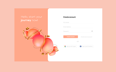 Sign Up Form account create createaccount daily design form illustration new newaccount page register sign signin signup ui up