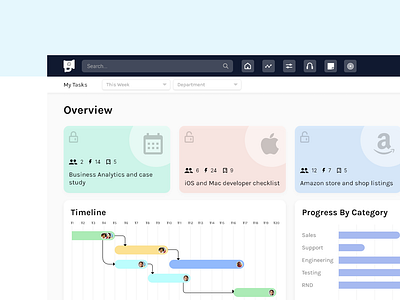 My Task Dashboard Design app dashboard team ui ux