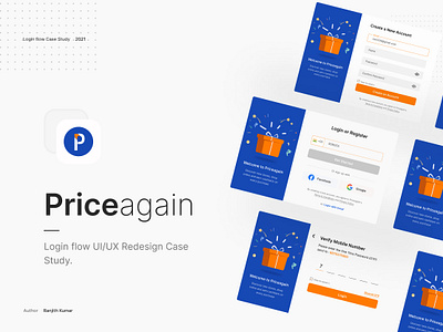 Login Flow UI/UX Redesign Case Study branding design designer figmadesign illustration logo typography ui ux vector