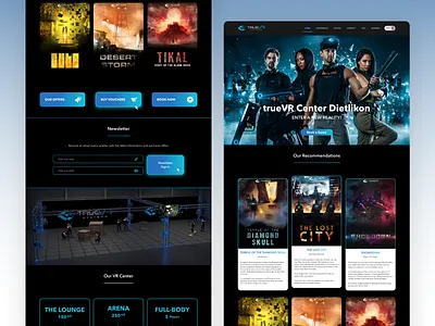 #Exploration VR Games Landing Page creative direction design figma homepage landing page ui ui design uiux user interface visual identity web design website