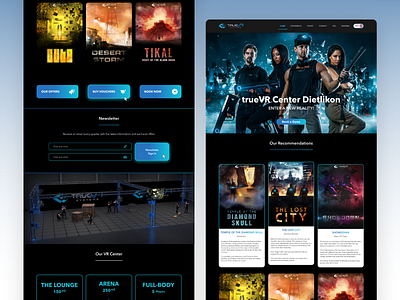 #Exploration VR Games Landing Page creative direction design figma homepage landing page ui ui design uiux user interface visual identity web design website