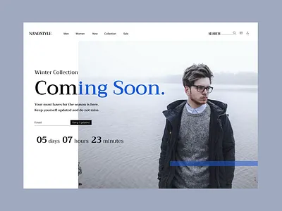 DailyUI 048 Coming Soon coming soon dailyui dailyui 048 design ui website