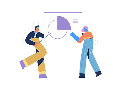 Team Work illustrations character colorful creative design fintech flat getillustrations illustration illustrations line startup team teamwork vector work