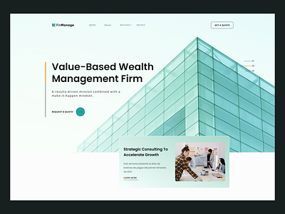 Finance Header Explore art branding design graphic design header hero section landing page template ui ux website