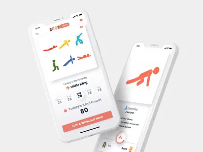 B ME App health app ios app iphone app neumorphic neumorphic design workout app