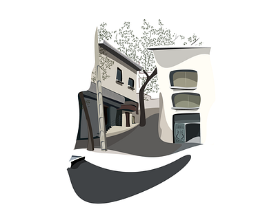 City walk - 2 design graphic design illustration vector