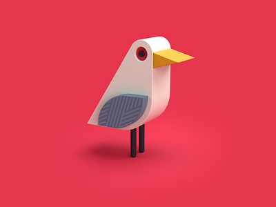 Sparrow Cinema4d 3d 3d art bird c4d c4dart cinema 4d cinema4d design illustration sparrow