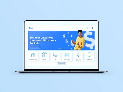 Online Marketplace Website Design branding design illustration interaction logo ui ux vector web design xd