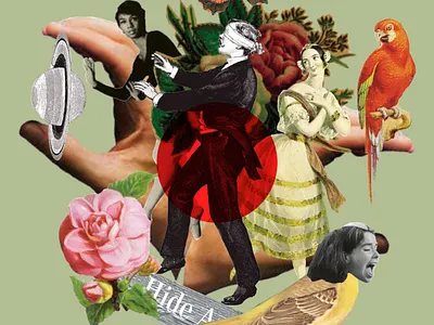 HideAndSeek collages design digital illustration illustrations vector