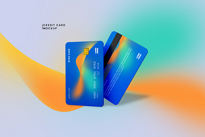 Credit card mockup crad credit credit card mockup mockup template