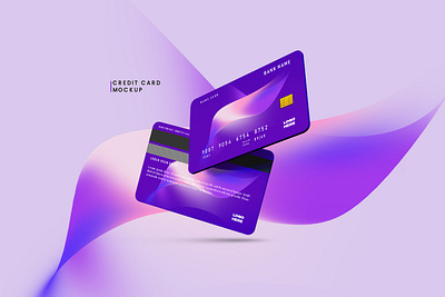 Credit card mockup business card credit credit card mockup mockup template